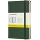 Notitieboek Moleskine pocket 90x140mm ruit 5x5mm hard cover myrtle green