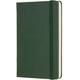 Notitieboek Moleskine pocket 90x140mm ruit 5x5mm hard cover myrtle green