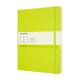 Notitieboek Moleskine XL 190x250mm blanco hard cover lemon green