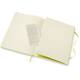Notitieboek Moleskine XL 190x250mm blanco hard cover lemon green