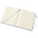Notitieboek Moleskine XL 190x250mm blanco hard cover hydrangea blue