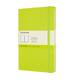 Notitieboek Moleskine large 130x210mm blanco hard cover lemon green