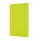 Notitieboek Moleskine large 130x210mm blanco hard cover lemon green
