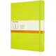 Notitieboek Moleskine XL 190x250mm lijn hard cover lemon green