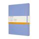 Notitieboek Moleskine XL 190x250mm lijn soft cover hydrangea blue