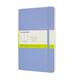 Notitieboek Moleskine large 130x210mm blanco soft cover hydrangea blue