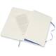 Notitieboek Moleskine large 130x210mm blanco soft cover hydrangea blue
