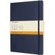 Notitieboek Moleskine XL 190x250mm lijn soft cover sapphire blue