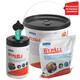 Reinigingsdoek WypAll PowerClean emmer 1-laags 6x90 vel groen 7775