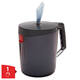 Poetspapierdispenser WypAll L10 Reach draagbare dispenser zwart 6221