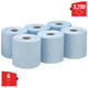 Poetspapier WypAll L10 GeneralClean 1-laags 630 vel blauw 7494