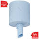 Poetspapier WypAll L10 GeneralClean 1-laags 630 vel blauw 7494