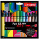 Viltstift STABILO Pen 68 /12 Max Arty assorti etui à 12 stuks