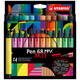 Viltstift STABILO Pen 68 Max Arty assorti etui à 24 stuks