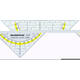 Geodriehoek Rumold 1026 160mm transparant