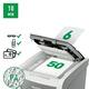 Papiervernietiger Leitz IQ Auto+ Small Office 50X P4 snippers 4x28mm