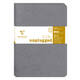 Schrift Clairefontaine A5 lijn 96 pagina's 90gr grijs seal à 2 stuks