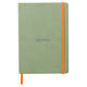 Notitieboek Rhodia A5 lijn 80 vel 90gr celadon