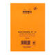 Schrijfblok Rhodia A6 lijn 80 vel 80gr oranje