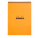 Spiraalblok Rhodia A4 lijn 160 pagina's 80gr oranje