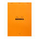 Schrijfblok Rhodia A4 lijn 80 vel 80gr oranje