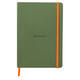 Notitieboek Rhodia A5 lijn 80 vel 90gr saliegroen