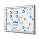 Vitrinebord Quantore luxe 8x A4 zilver