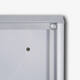 Vitrinebord Quantore voor binnen 8x A4 zilver