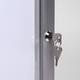 Vitrinebord Quantore luxe 2x A4 zilver