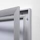 Vitrinebord Quantore luxe 2x A4 zilver