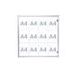 Binnenvitrine wand MAULextraslim whiteboard 12xA4 met slot