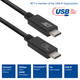 Kabel ACT USB-C USB 4 20Gbps Thunderbolt3 1 meter