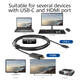 Kabel ACT USB-C naar HDMI 60Hz  2 meter