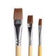 Kwast Qrea synthetisch set à 3 breedtes