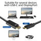 Kabel ACT USB-C naar Displayport 60Hz 2 meter