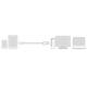 Kabel ACT USB 2.0 naar MicroB laad -en data 1 meter