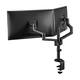 Monitorarm Neomounts NEXT Lite dual 17-27" zwart