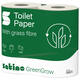 Toiletpapier Satino MT1 GreenGrow 2-laags 4x400 vel naturel 066870