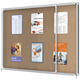 Binnenvitrine Nobo Premium Plus 18xA4 schuifdeur kurk