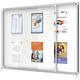 Binnenvitrine Nobo Premium Plus 18xA4 schuifdeur magnetisch