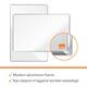 Whiteboard Nobo Premium Plus 120x180cm staal