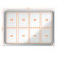 Binnenvitrine Nobo Premium Plus 8xA4 schuifdeur magnetisch