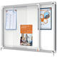 Binnenvitrine Nobo Premium Plus 8xA4 schuifdeur magnetisch
