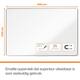 Whiteboard Nobo Premium Plus 120x180cm emaille