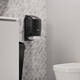 Toiletpapierdispenser Katrin systeemrol duo zwart 77519
