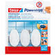 Haken tesa Powerstrips® SMALL Ovaal zelfklevend verwijderbaar wit 3 stuks