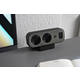 Stekkerdoos Brennenstuhl bureau Estilo 10vdig incl 1 USB C, 1 USB A, 2m zi/zw