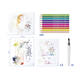 Hobbyset Maped Creativ Aqua'Art eenhoorn 14-delig assorti