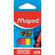 Schoolbordkrijt Maped Color'Peps set á 10 stuks assorti