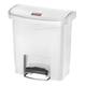 Pedaalemmer Rubbermaid Slim Jim Step-On 15liter wit